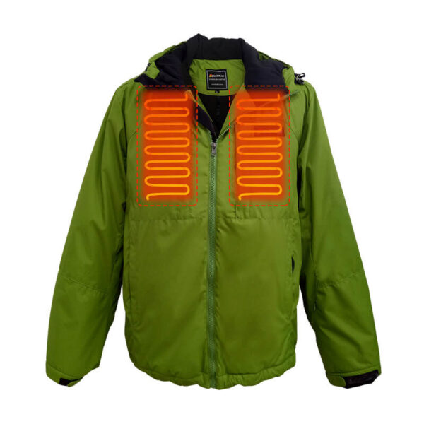 5V Heated Green Jacket