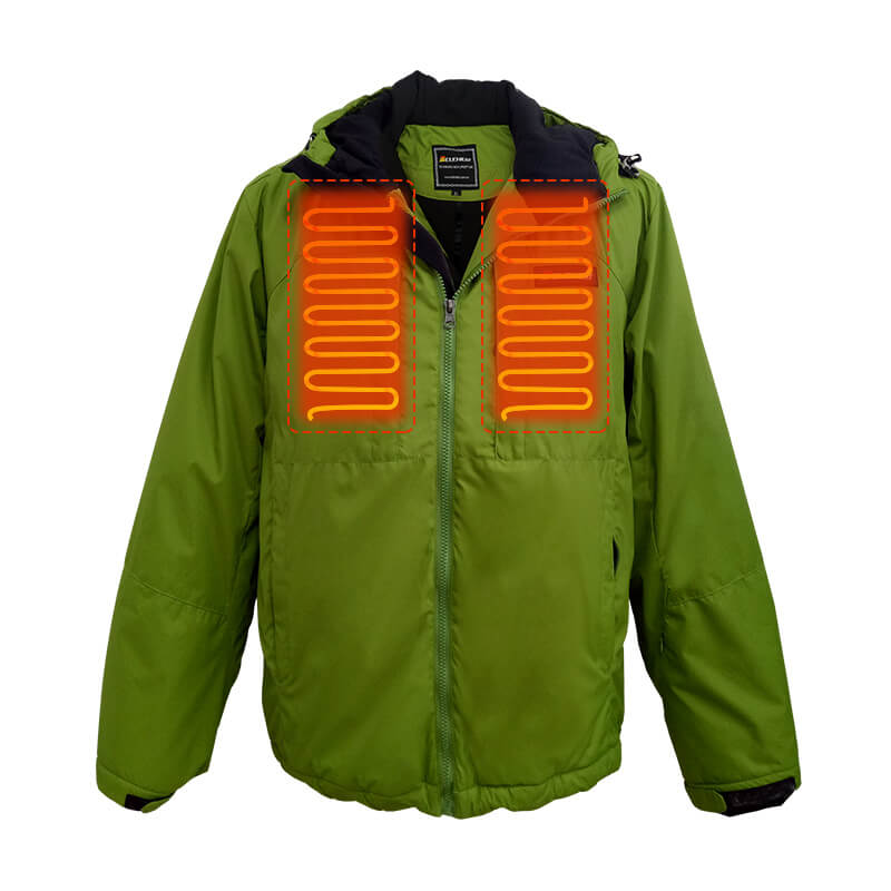 5V Heated Green Jacket
