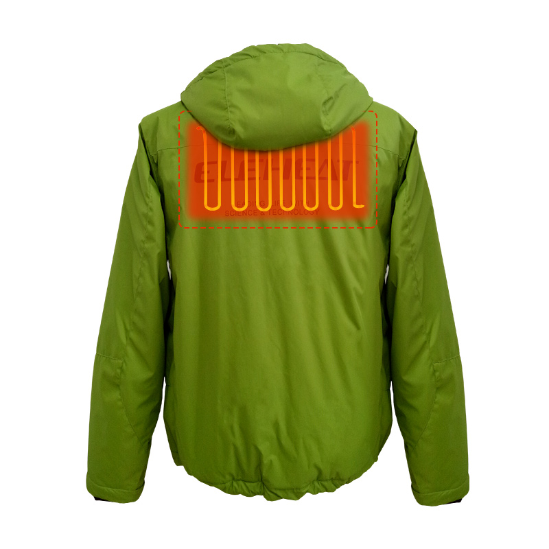 5V Heated Green Jacket