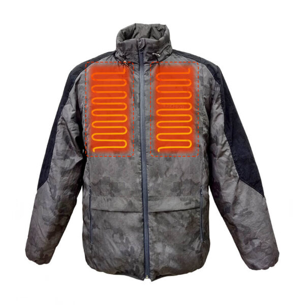 Heated Camouflage Cotton Jacket