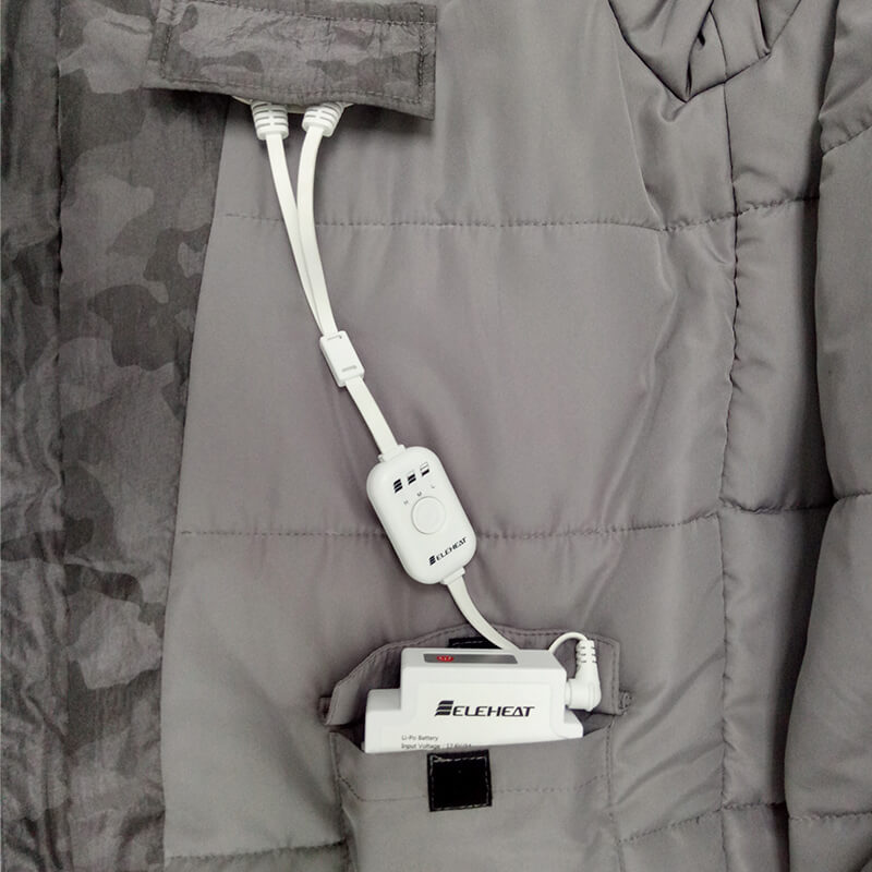 Heated Camouflage Cotton Jacket