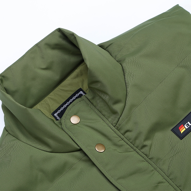 Heated Down Vest Green