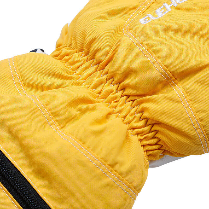 Waterproof Yellow Heated Gloves