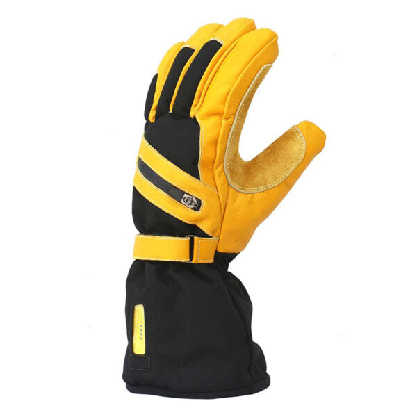 Durable nylon shell with soft leather Golves