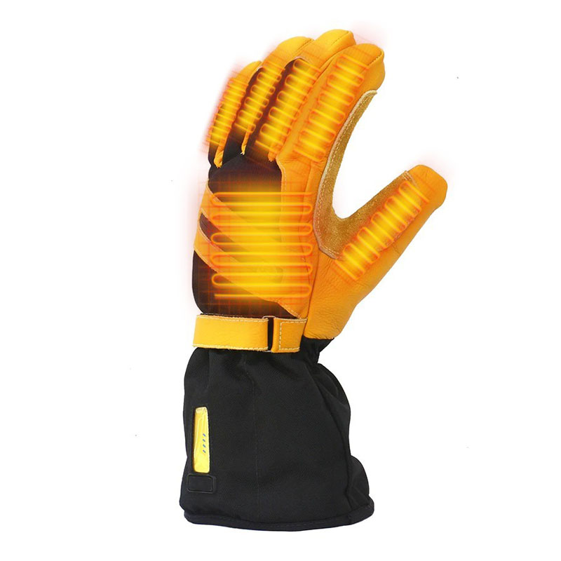 Durable nylon shell with soft leather Golves