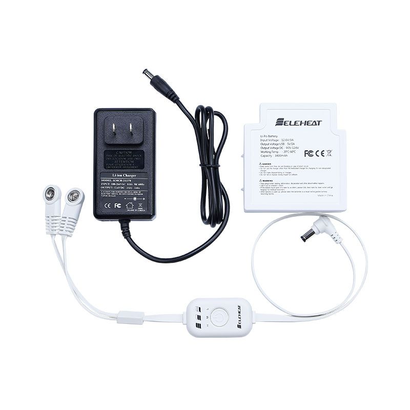 3400mAh Rechargeable Lithium Battery for Heated Apparel & Gloves
