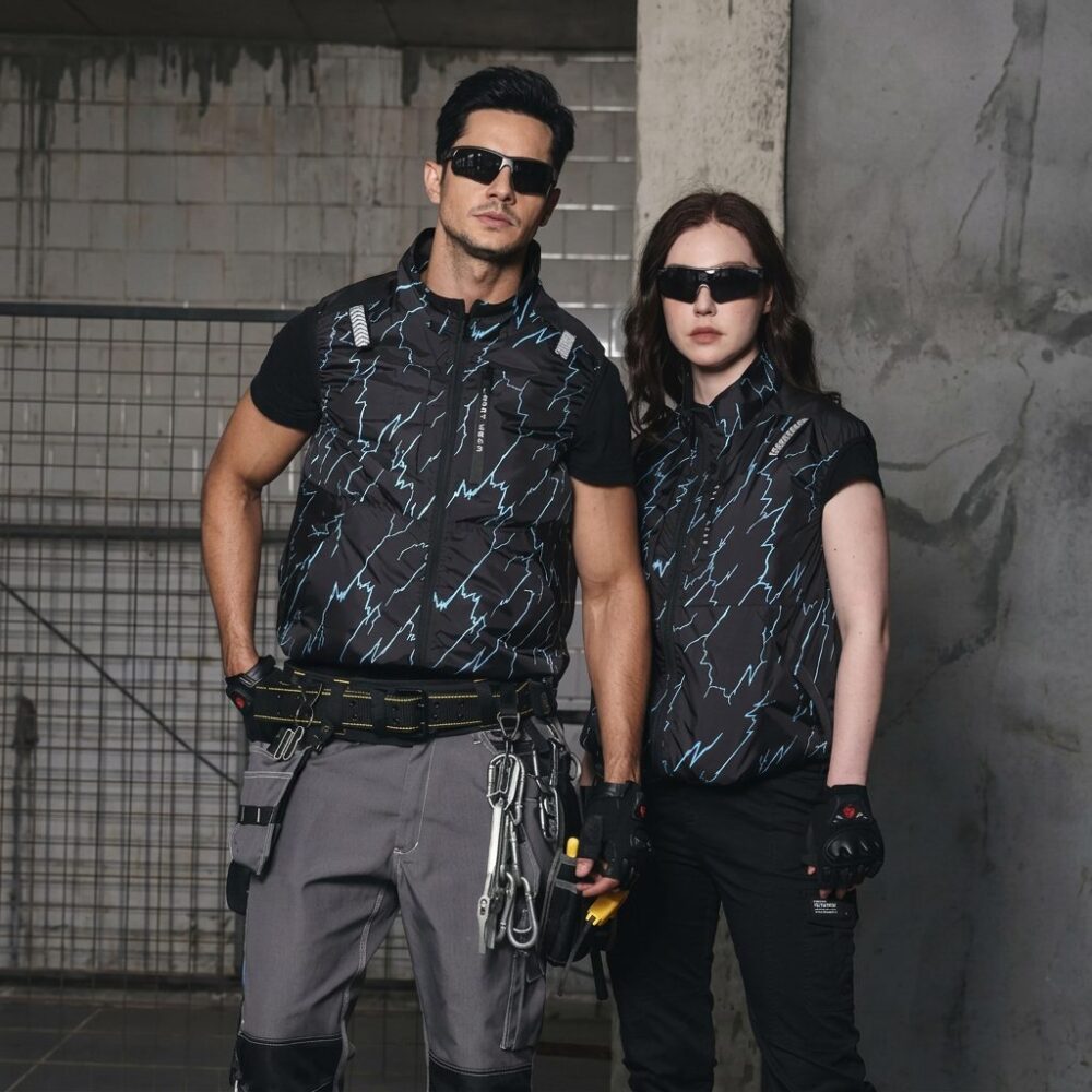 Heat Insulated Cooling Fan Vest Summer Air Conditioned Work Waistcoat for Sanitation & Workshop - Image 5