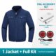 Men's Comfortable Cotton Cooling Fan Work Jacket, Summer Air Conditioned PPE for Electricians & Welders - Image 11