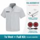 Men's Comfortable Cotton Cooling Fan Work Jacket, Summer Air Conditioned PPE for Electricians & Welders - Image 7