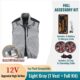 Heat Insulated Cooling Fan Vest Summer Air Conditioned Work Waistcoat for Sanitation & Workshop - Image 8