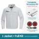 Men's Comfortable Cotton Cooling Fan Work Jacket, Summer Air Conditioned PPE for Electricians & Welders - Image 9