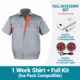 Men's Cotton Linen Air Conditioned Short Sleeve Cooling Fan Workwear for Construction & Workshop - Image 15