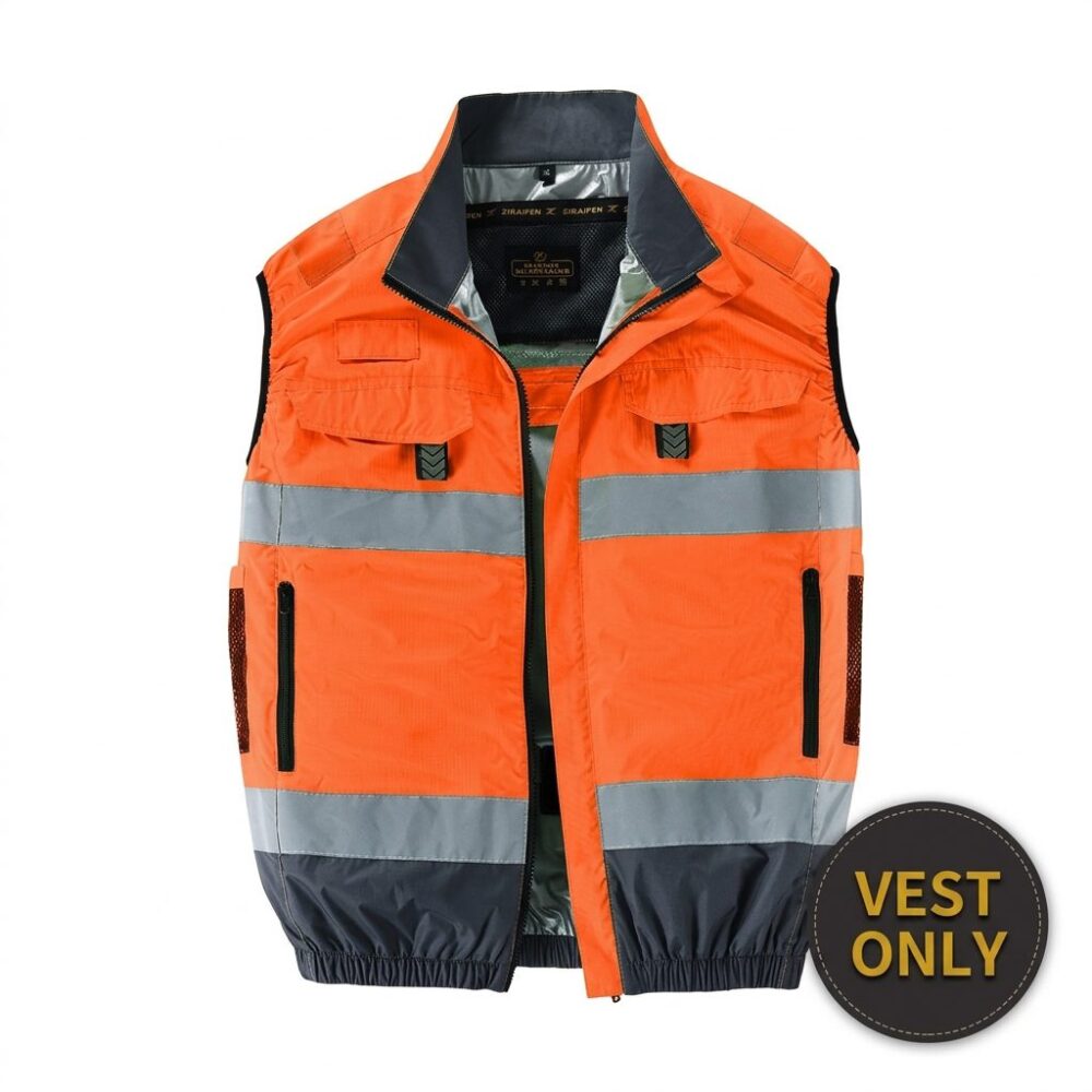 Heat Insulated Cooling Fan Vest Summer Air Conditioned Work Waistcoat for Sanitation & Workshop - Image 6