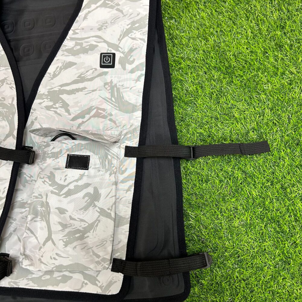 Split Water Circulation Cooling Vest, Camouflage Heat Relief Waistcoat for Outdoor Work & Fishing - Image 8