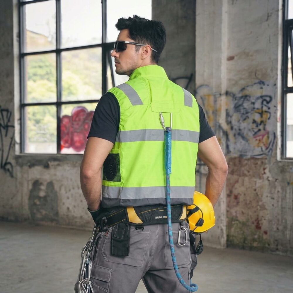 Heat Insulated Cooling Fan Vest Summer Air Conditioned Work Waistcoat for Sanitation & Workshop - Image 3