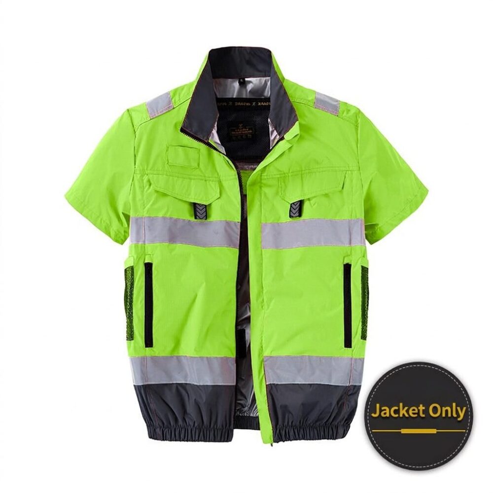 12V Boost Cable Air Conditioned Vest for Men, Summer Cooling Fan Workwear, Single Top - Image 16