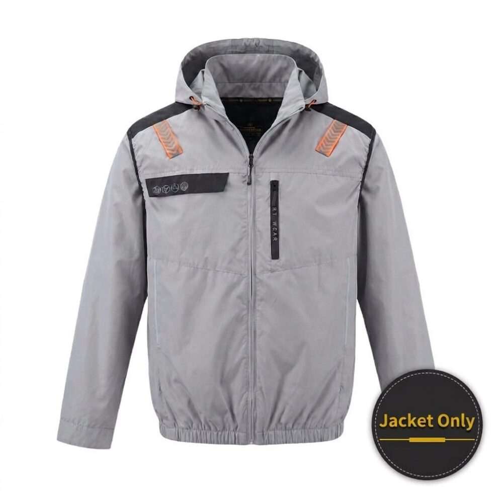 12V Boost Cable Air Conditioned Vest for Men, Summer Cooling Fan Workwear, Single Top - Image 15