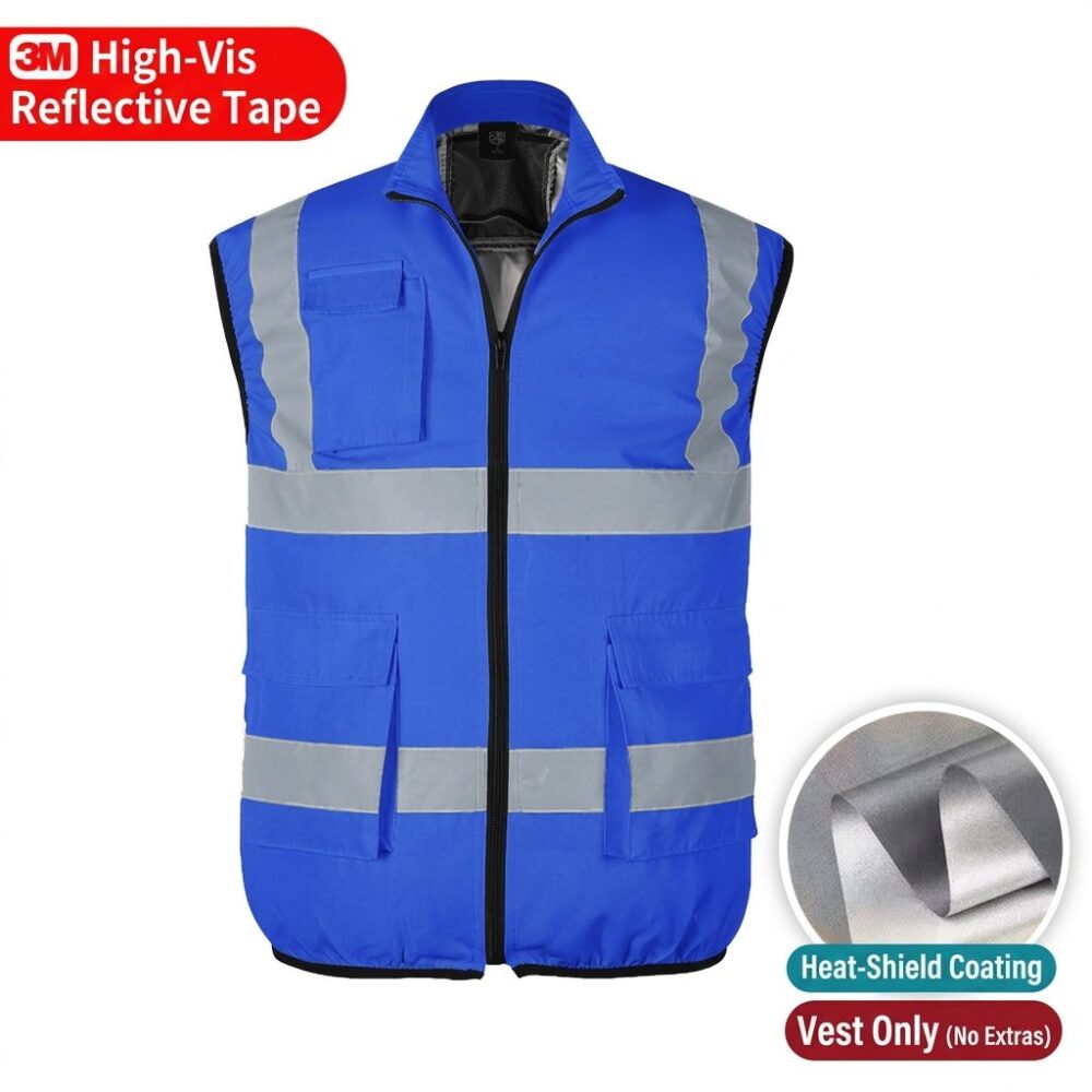 30V Reflective Air Conditioned Vest with Heat Insulation - Image 8
