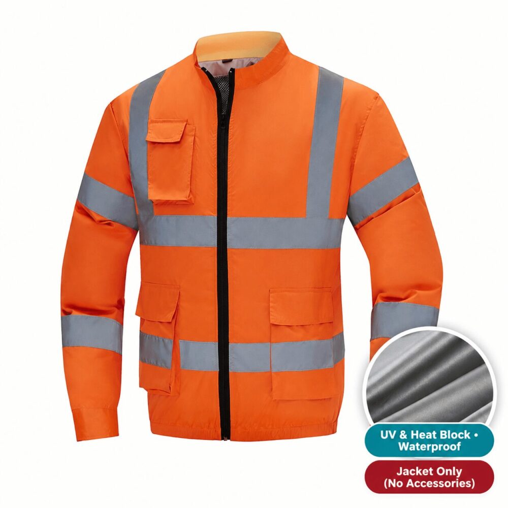 KC Reflective Long Sleeve Air Conditioned Vest with Heat Insulation Coating - Image 9