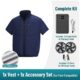 Men's Lightweight Cooling Fan Vest, Summer Air Conditioned Heat Relief Work Waistcoat - Image 5