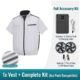 Men's Lightweight Cooling Fan Vest, Summer Air Conditioned Heat Relief Work Waistcoat - Image 6