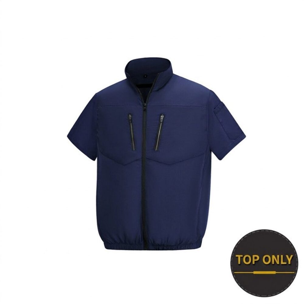 Men's Lightweight Cooling Fan Vest, Summer Air Conditioned Heat Relief Work Waistcoat - Image 7