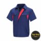 Men's Cotton Linen Air Conditioned Short Sleeve Cooling Fan Workwear for Construction & Workshop - Image 12