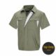 Men's Cotton Linen Air Conditioned Short Sleeve Cooling Fan Workwear for Construction & Workshop - Image 8