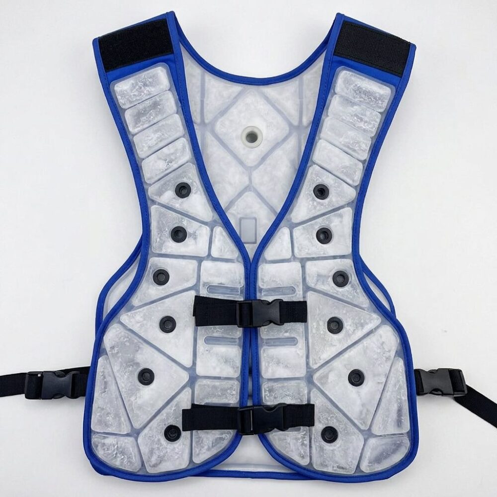 Summer Outdoor Protective PCM Cooling Vest, Constant Temperature Breathable Cold Sensation Waistcoat - Image 5