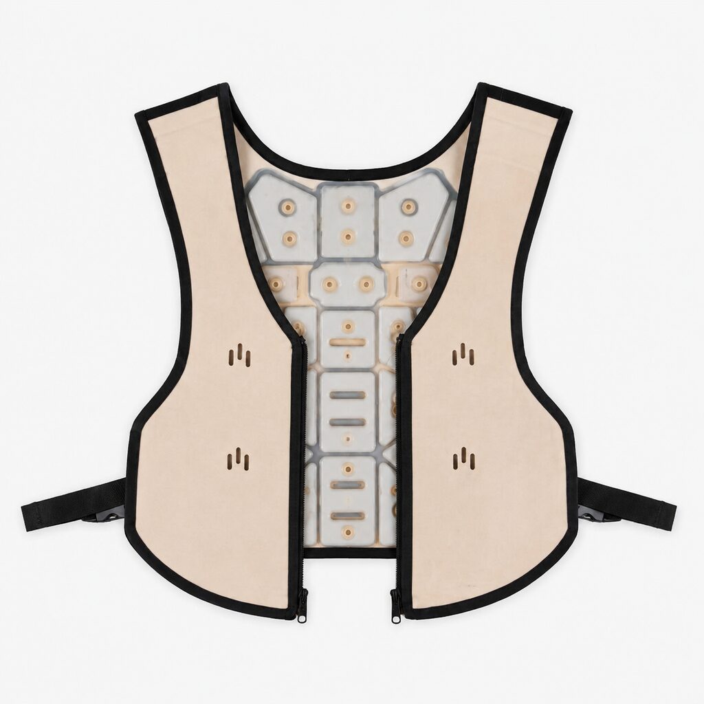 chatgen-1787559551771 Front Zipper PCM Phase Change Cooling Vest, Adjustable Side Strap Waistcoat for Chest & Back Cooling - Image 1