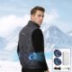 Reflective Air Conditioned Cooling Fan Work Jacket Sun Protective for Construction Auto Repair