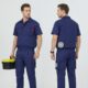 Men's Cotton Linen Air Conditioned Short Sleeve Cooling Fan Workwear for Construction & Workshop - Image 3