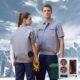 Men's Cotton Linen Air Conditioned Short Sleeve Cooling Fan Workwear for Construction & Workshop
