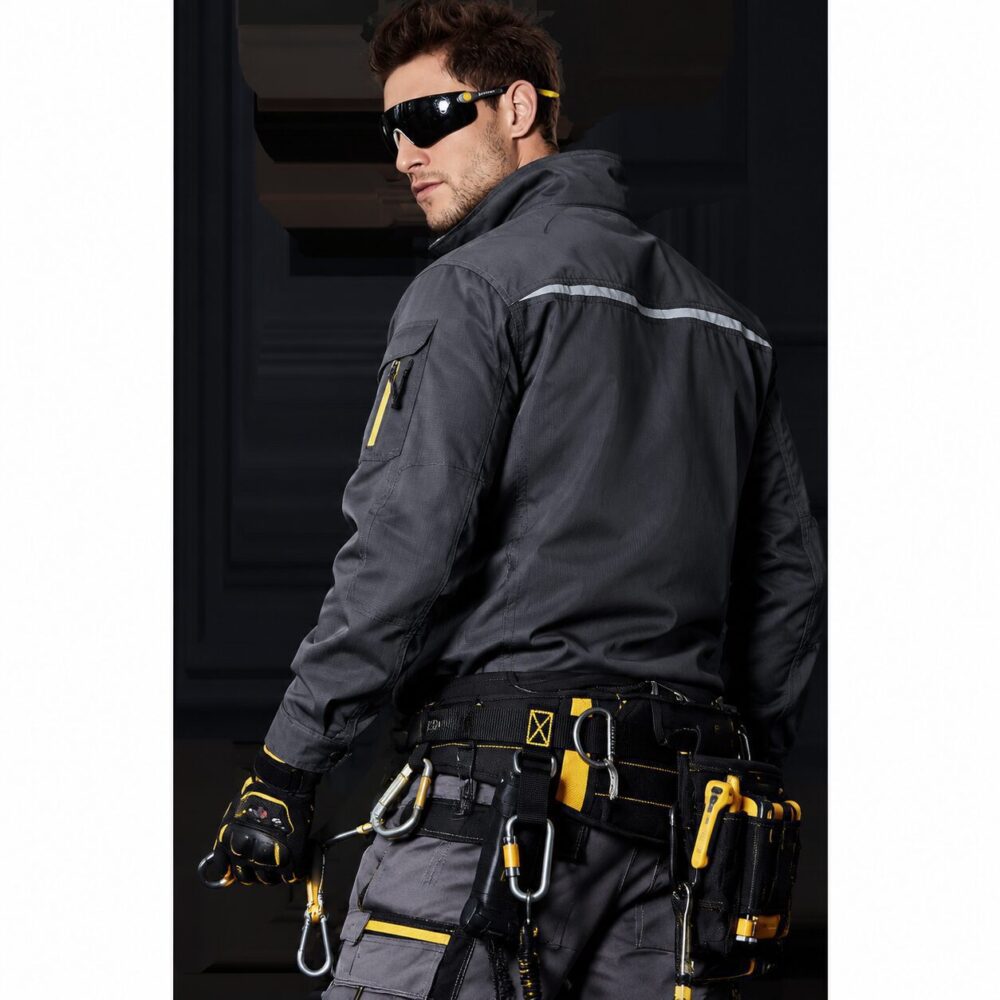 Men's Comfortable Cotton Cooling Fan Work Jacket, Summer Air Conditioned PPE for Electricians & Welders - Image 6