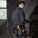 Men's Comfortable Cotton Cooling Fan Work Jacket, Summer Air Conditioned PPE for Electricians & Welders - Image 3