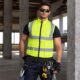 Reflective Cooling Fan Air Conditioned Vest 12V 26V with 16000mAh Battery for Security & Sanitation - Image 4