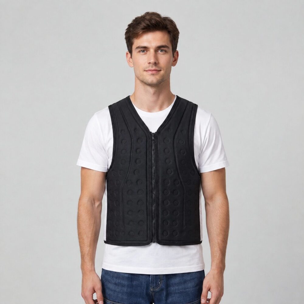 Water Circulation Evaporative Cooling Vest, Outdoor High Temperature Water Cooling Waistcoat for Summer Work - Image 6