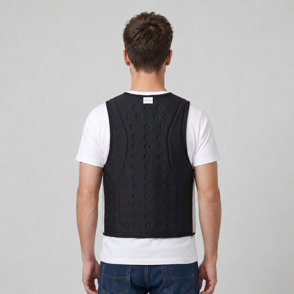 Water Circulation Evaporative Cooling Vest, Outdoor High Temperature Water Cooling Waistcoat for Summer Work - Image 7