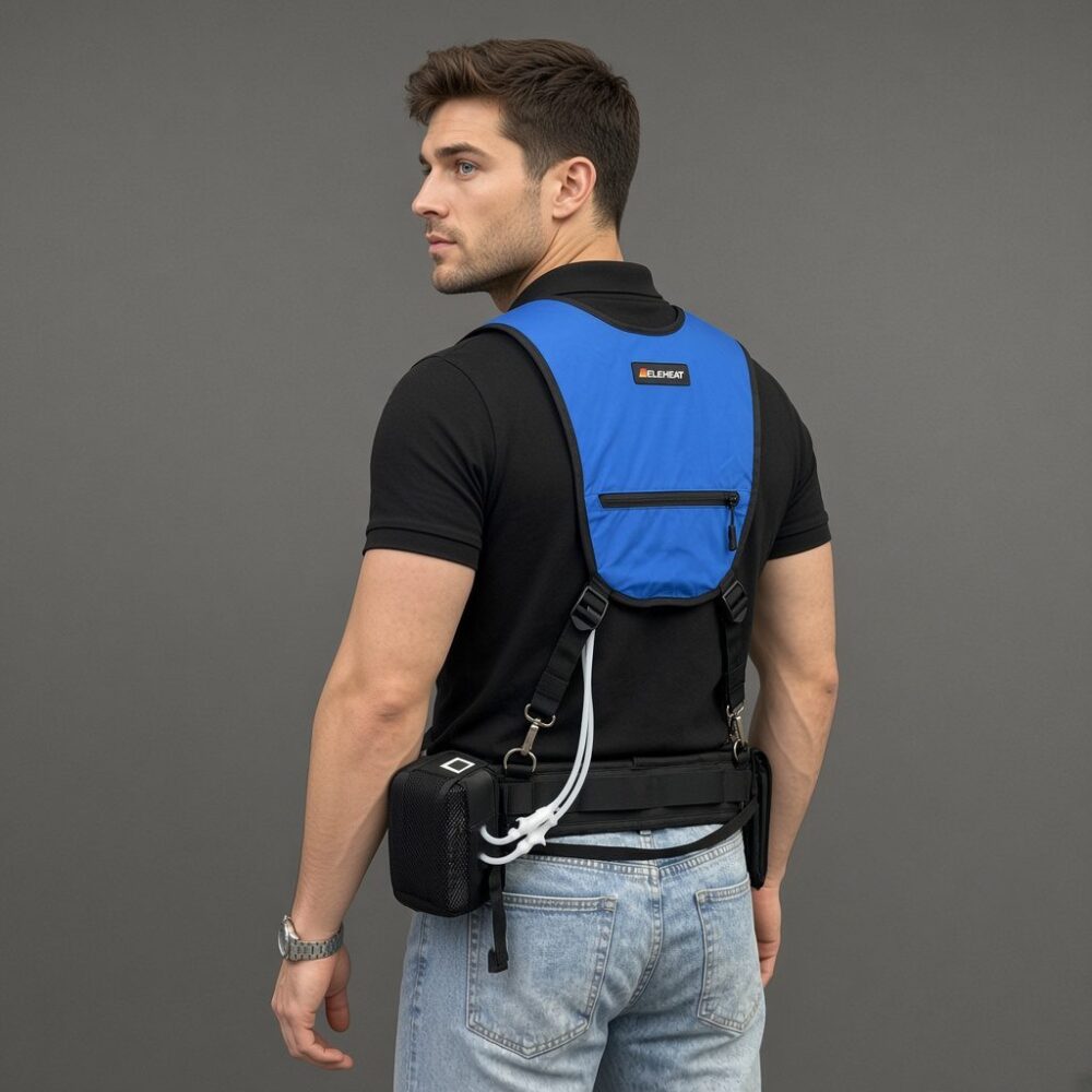 EC-A-024 Heat Cold Exchange Temperature Control Vest, Bidirectional Cooling & Warming Functional Thermostatic Vest - Image 3
