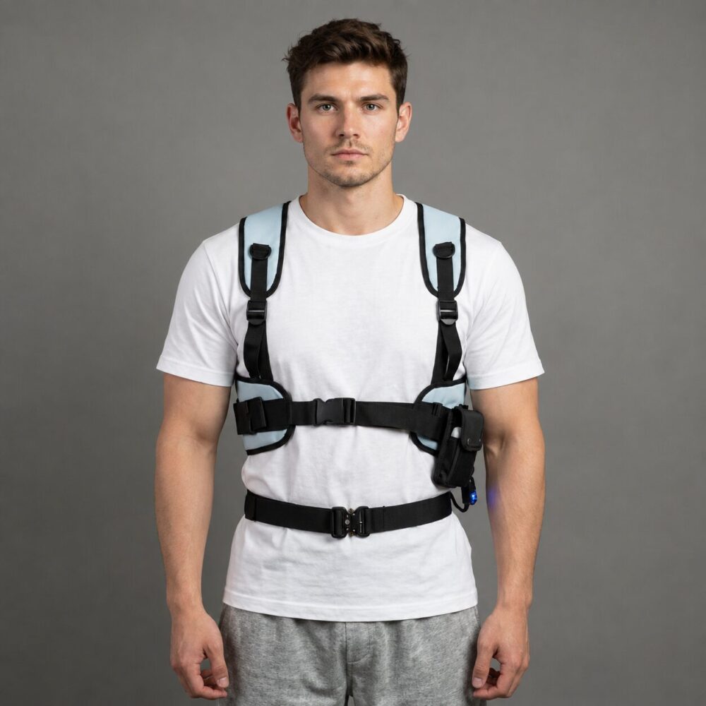 EC-A-034 TPU Water Cooling Peltier Vest, Dual Cooling Functional Heat Relief Vest for High Temperature - Image 2