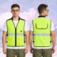 JWF-633 Fluorescent Reflective Water Circulation Cooling Vest, Split Type High Visibility Cooling Workwear