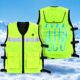 JWF-633 Fluorescent Reflective Water Circulation Cooling Vest, Split Type High Visibility Cooling Workwear - Image 13