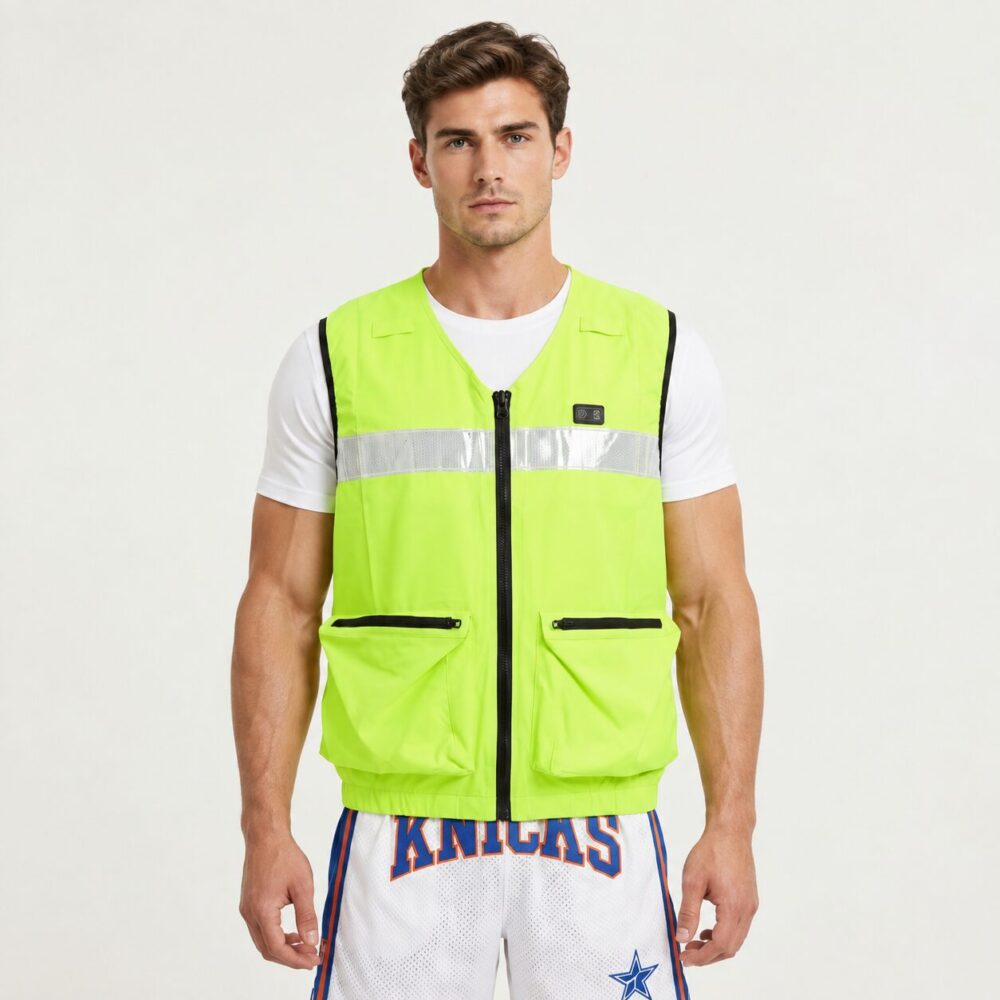 Water Circulation Cooling Vest, Intelligent Temperature Control Breathable Cooling Waistcoat for High Temperature Work - Image 2