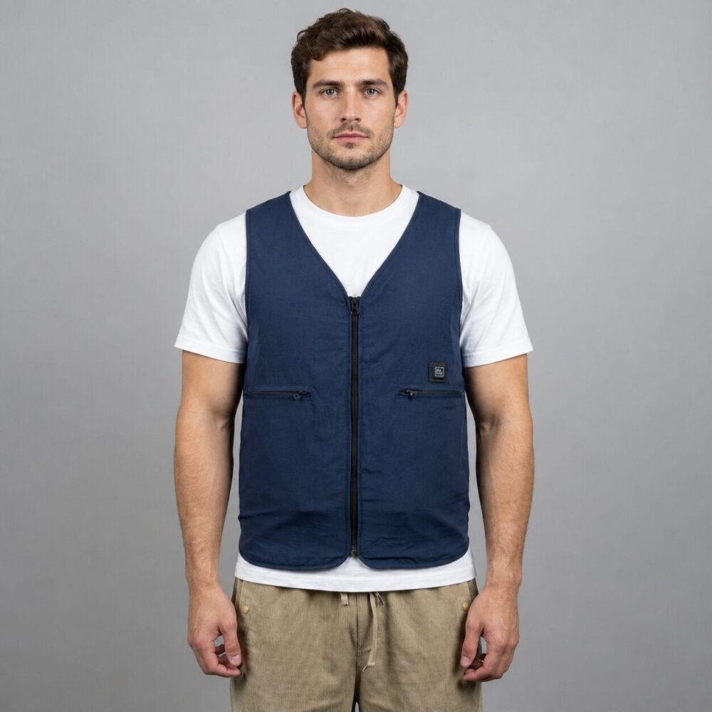 Press Seam Water Circulation Cooling Vest | Composite Fabric Leak Proof Work Vest for Outdoor & Factory - Image 2
