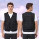 Men's Water Circulation Cooling Vest, Ice Pack Cooling Air Condition Work Vest for Summer Heat Prevention