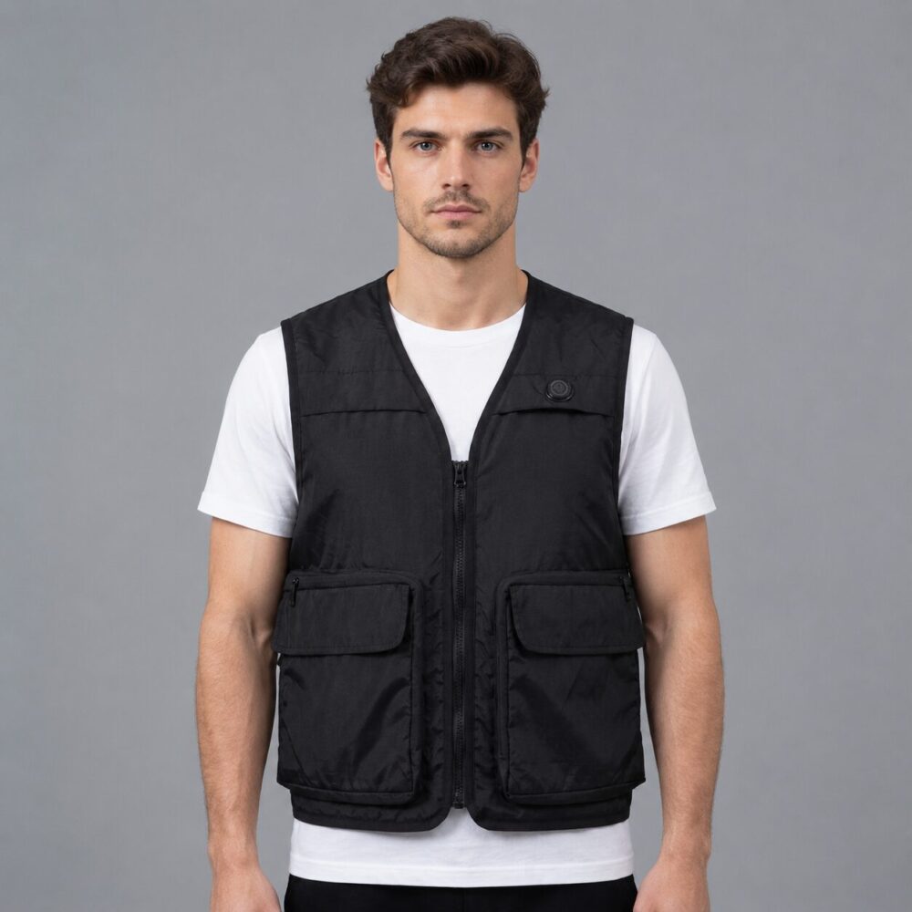 Men's Water Circulation Cooling Vest, Ice Pack Cooling Air Condition Work Vest for Summer Heat Prevention - Image 3