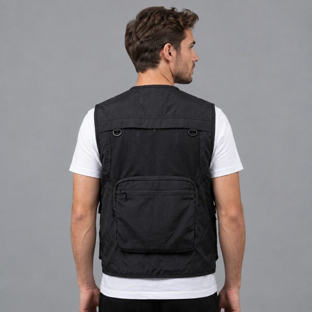Men's Water Circulation Cooling Vest, Ice Pack Cooling Air Condition Work Vest for Summer Heat Prevention - Image 4