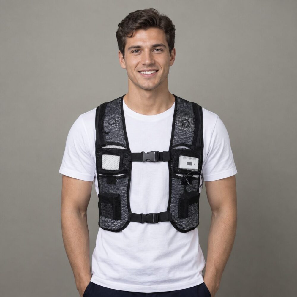 Peltier Cooling Garment, Semiconductor Refrigeration Functional Heat Relief Workwear for Multiple High-Temperature Scenarios - Image 2