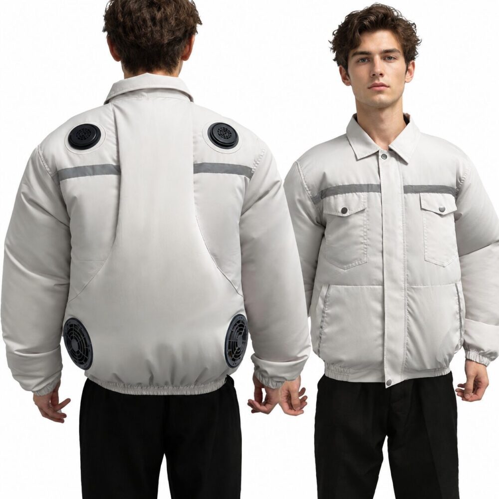 Adjustable Multi-Gear Smart Fan Semiconductor Cooling Vest, Outdoor High Temperature Heat Protection Workwear - Image 8