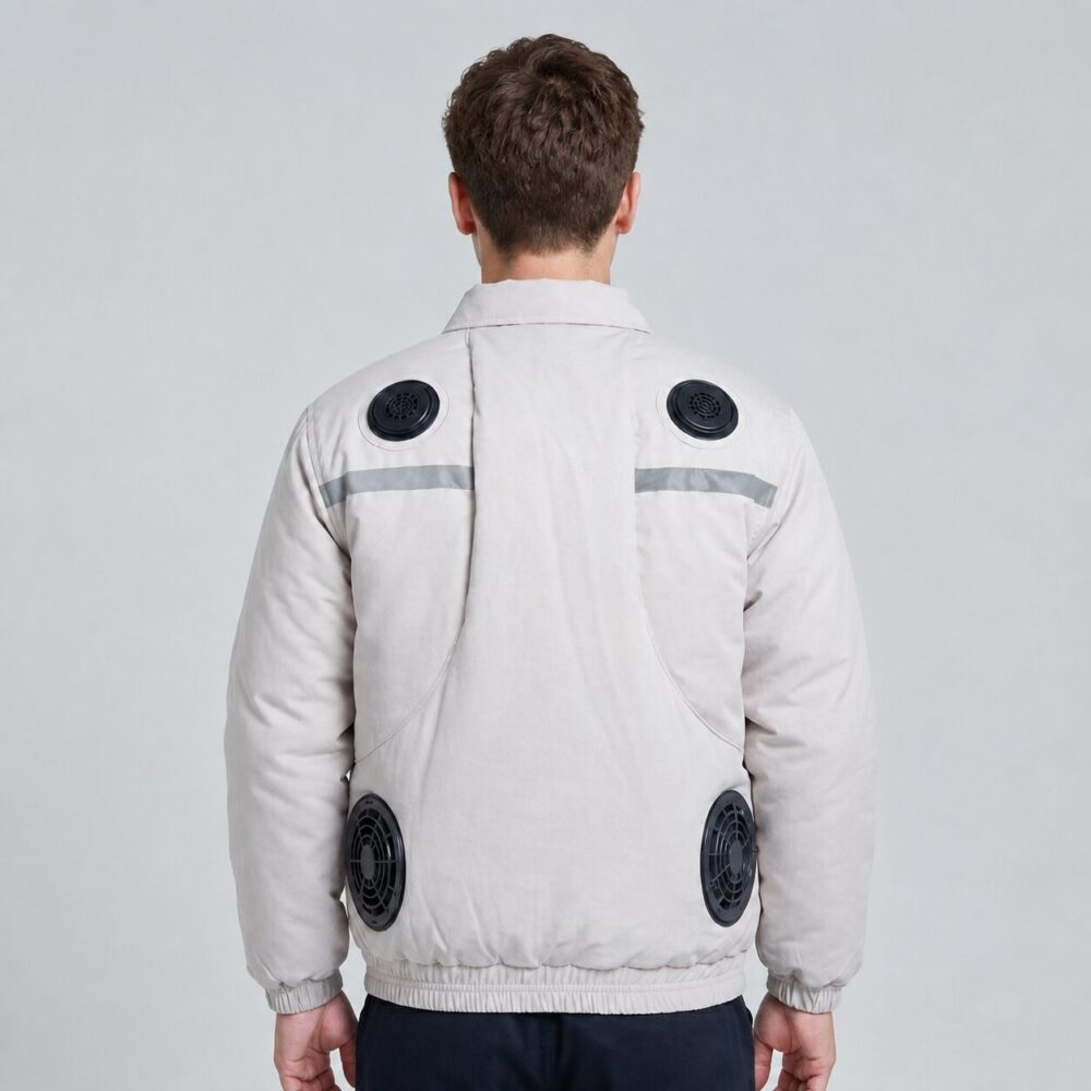 Adjustable Multi-Gear Smart Fan Semiconductor Cooling Vest, Outdoor High Temperature Heat Protection Workwear - Image 3
